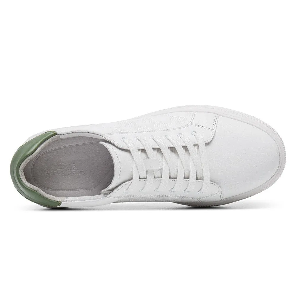 7 CM/2.76 Inches CMR CHAMARIPA  Height Boost White Casual Sneakers