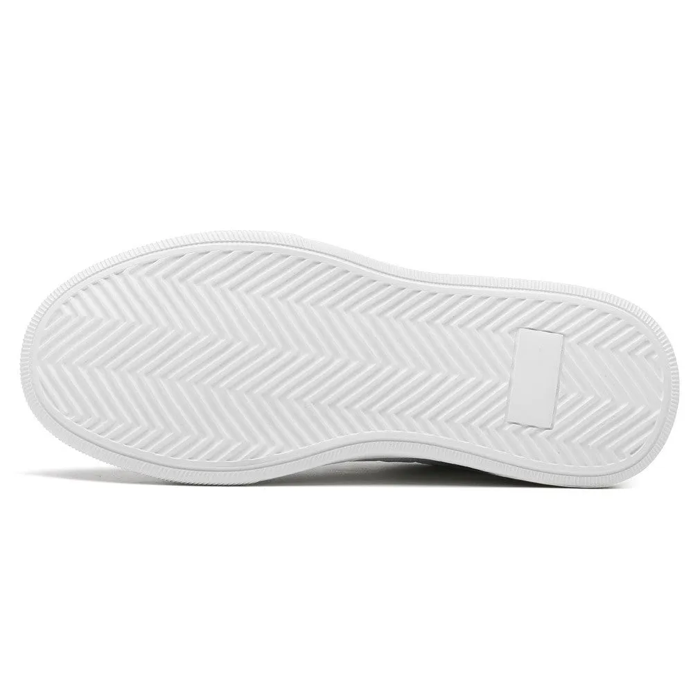 7 CM/2.76 Inches CMR CHAMARIPA  Height Boost White Casual Sneakers