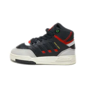 Adidas Drop Step C Sneakers Leather Black Colour For Kids