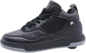 Beppi Roller Sneakers for Girls & Boys –Skate Shoes with Wheels Black/Grey, Size 4.5