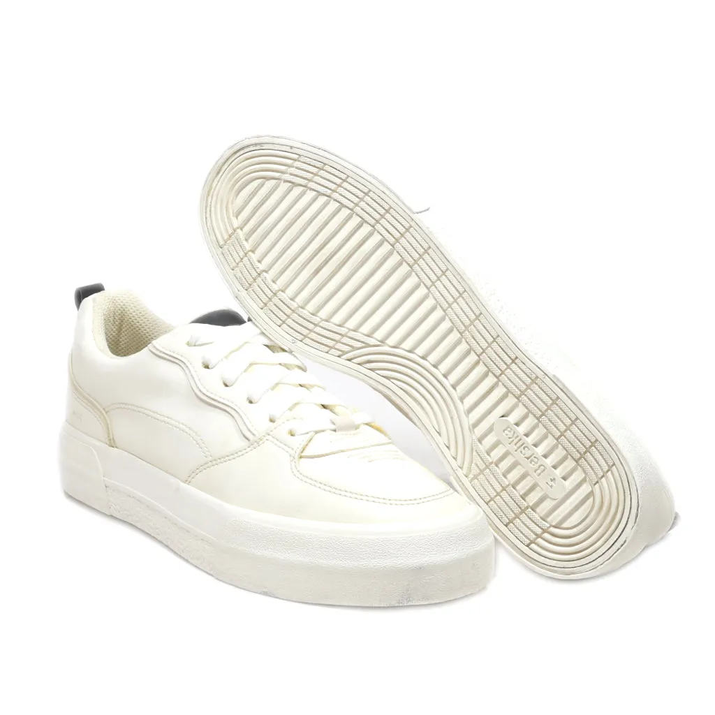 Bershka W123C Low-Top Sneakers Leather White Colour For Men
