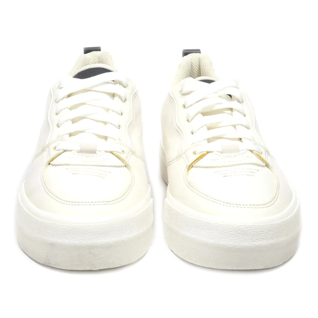 Bershka W123C Low-Top Sneakers Leather White Colour For Men