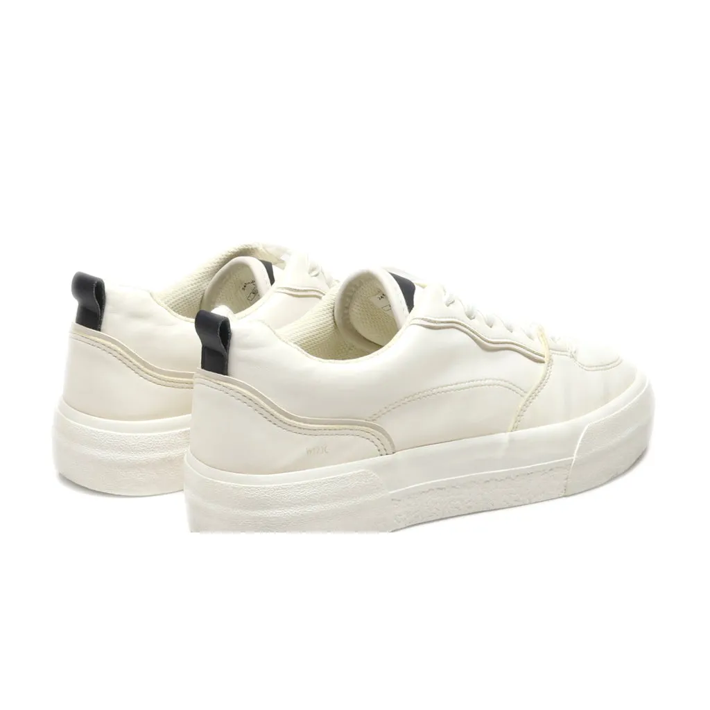 Bershka W123C Low-Top Sneakers Leather White Colour For Men