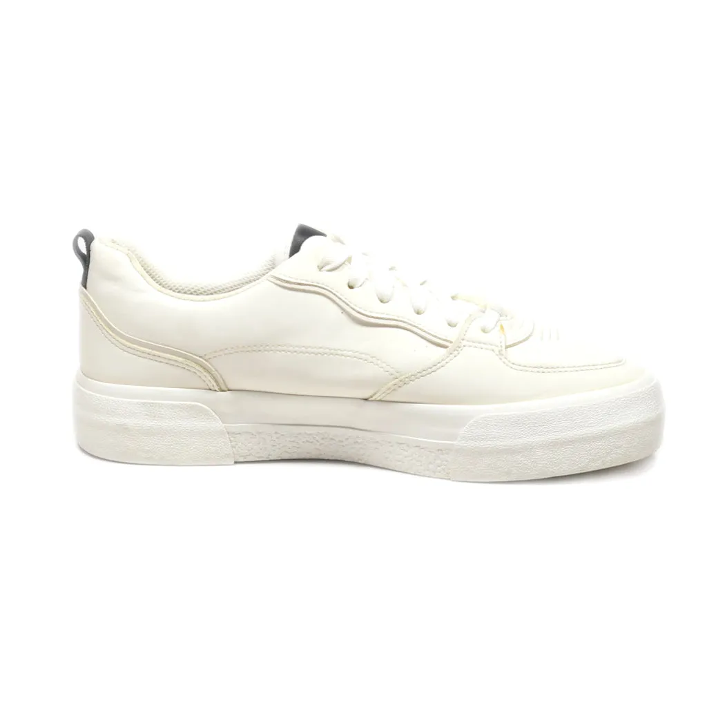 Bershka W123C Low-Top Sneakers Leather White Colour For Men