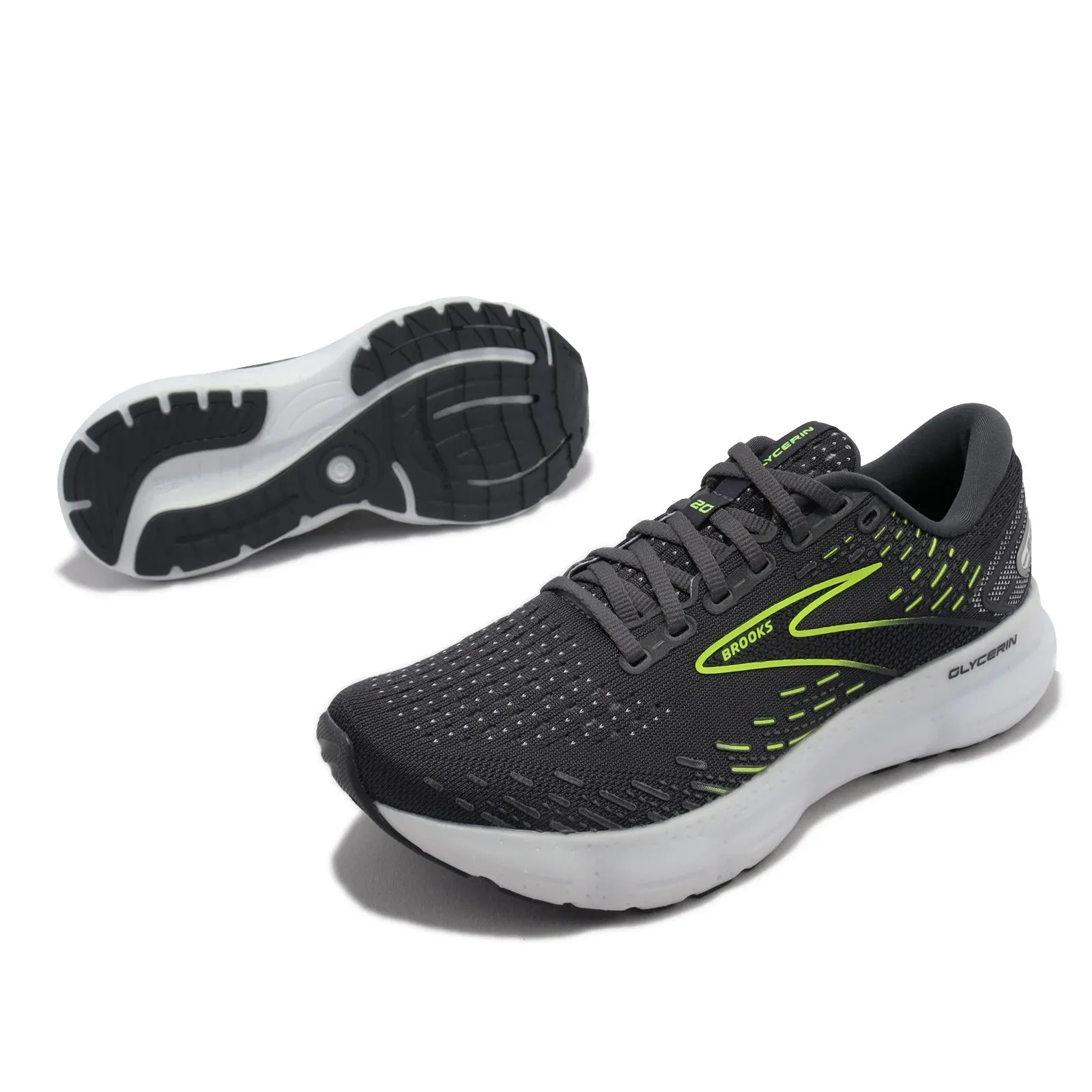 Brooks Glycerin 20 Jogging Shoes Running Support Training Sneakers Breathable Light casual shoes trail running shoes