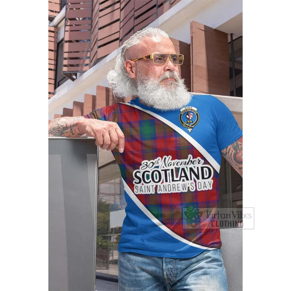 Byres (Byses) Family Crest Tartan Cotton T-shirt Celebrate Saint Andrew's Day in Style