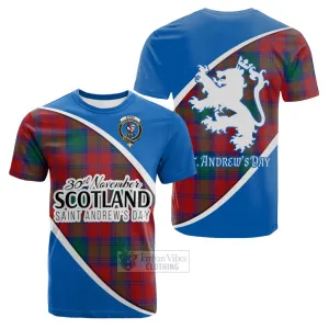 Byres (Byses) Family Crest Tartan Cotton T-shirt Celebrate Saint Andrew's Day in Style