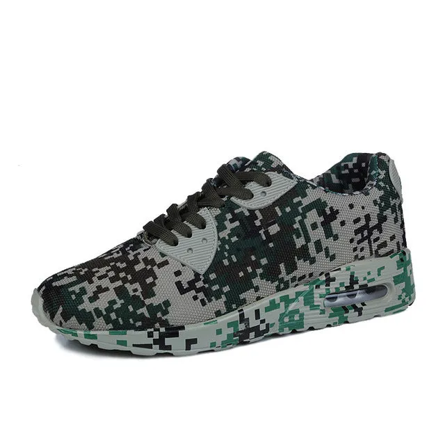 Camouflage Star Style Canvas Casual Shoes