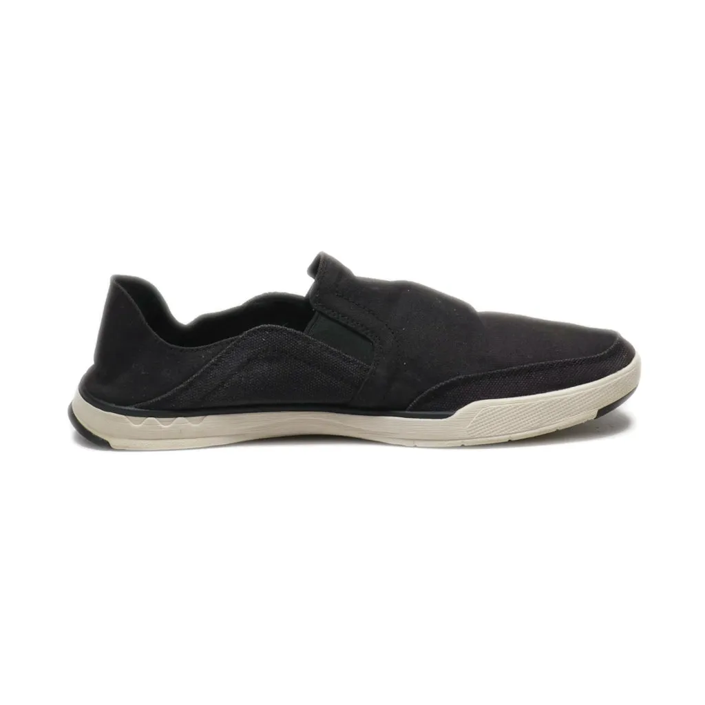 Clarks Casual Slip Ons Synthetic Black Colour For Men
