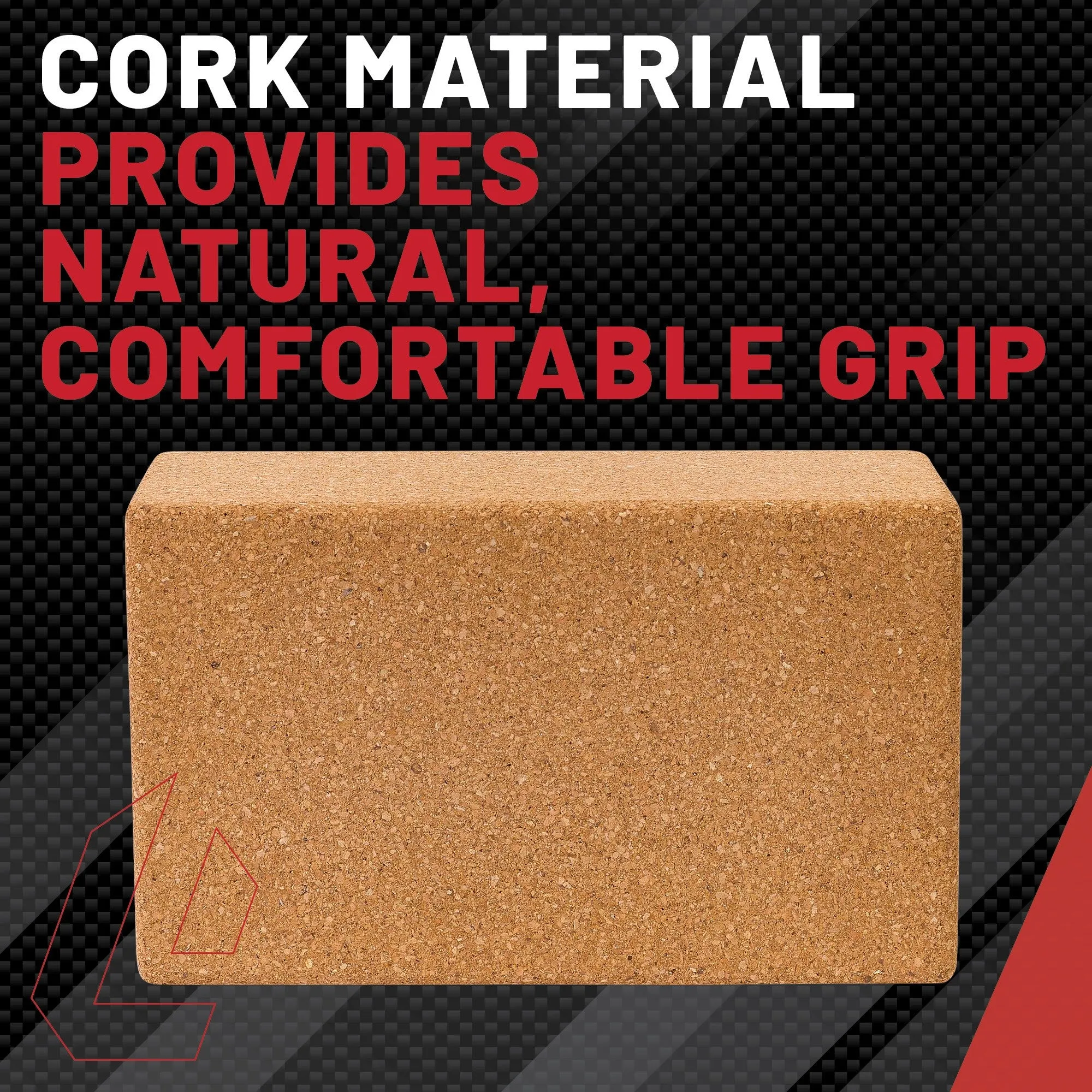 Cork Yoga Block 2 pack