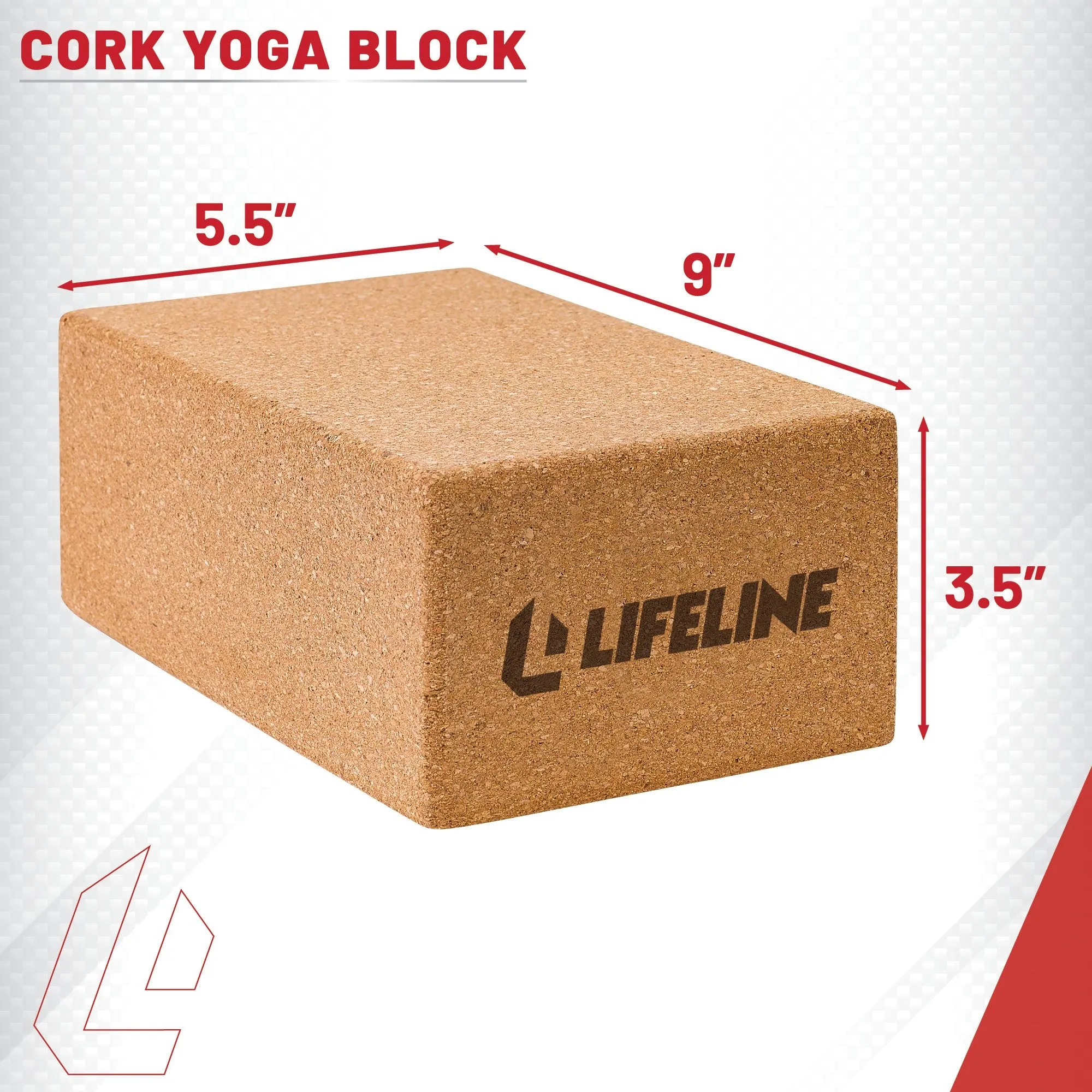 Cork Yoga Block 2 pack