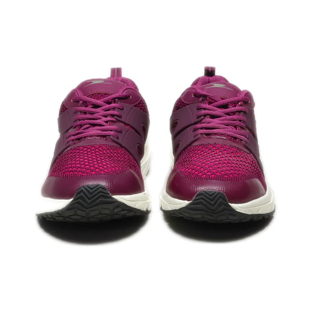 Crane Sport Shoes Fabric Maroon Colour For Women