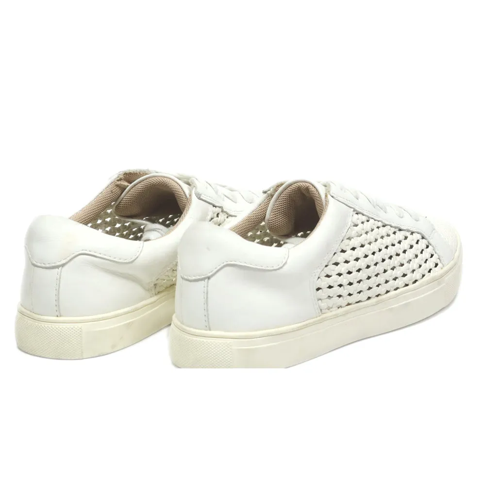 Damart Low-Top Sneakers Leather White Colour For Women