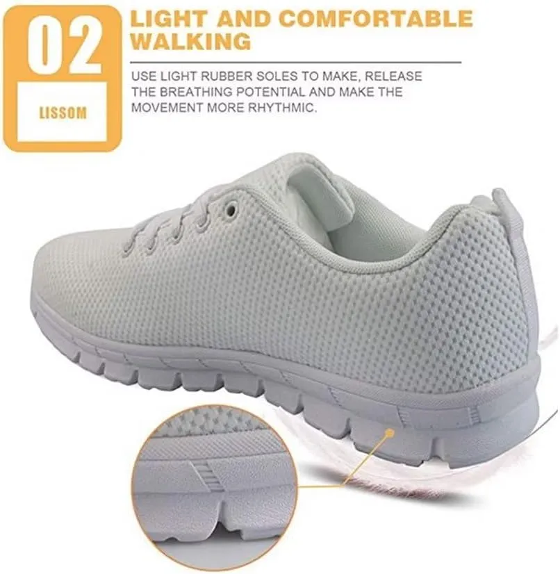 Jeiento Athletic Running Shoes for Men Women Non Slip Tennis Shoes Walking Sports Travel Jogging Shoes,Lightweight&Breathable Mesh Workout Casual Shoes