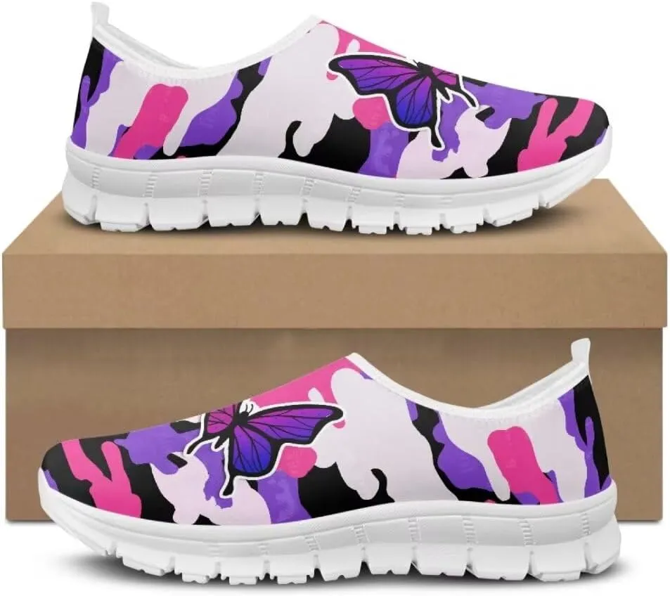 Jeiento Women's Go Walk Sneaker Casual Shoes Adult Outdoor Slip-On Loafers Time Off Sneaker Breathable Soft Shoes Dressy Shoes
