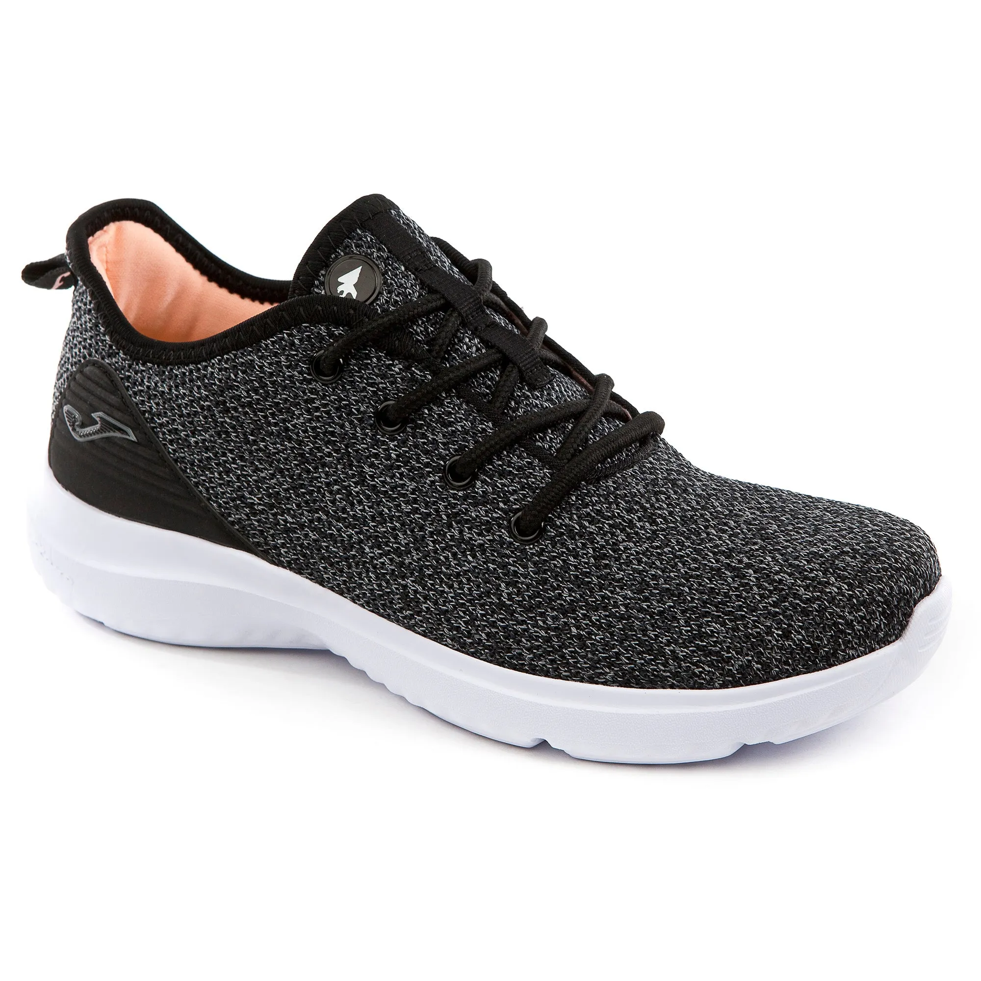 Joma Lady's trainer black knit with memory foam