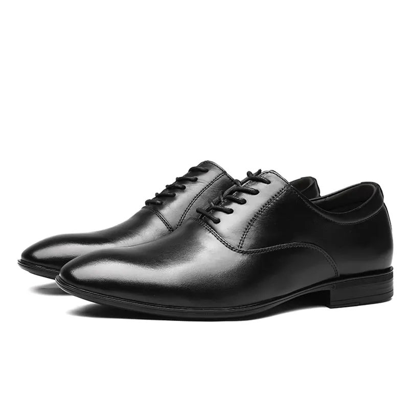 Luxury Oxford Genuine Leather Mens Shoes Brand Formal Shoes Top Quality Business Wedding Dress Italian Footwear Plus Size 49 50