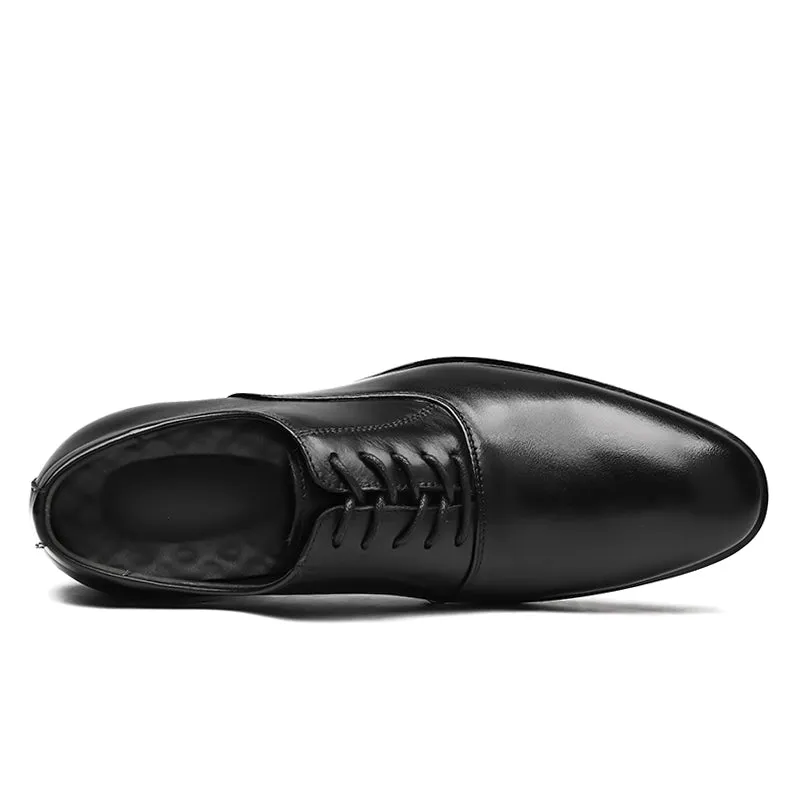 Luxury Oxford Genuine Leather Mens Shoes Brand Formal Shoes Top Quality Business Wedding Dress Italian Footwear Plus Size 49 50