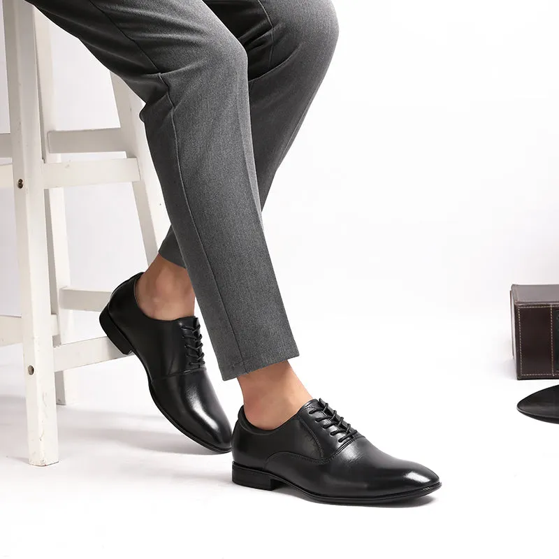 Luxury Oxford Genuine Leather Mens Shoes Brand Formal Shoes Top Quality Business Wedding Dress Italian Footwear Plus Size 49 50