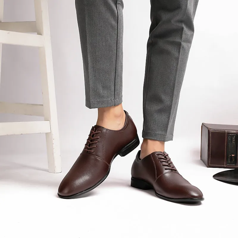 Luxury Oxford Genuine Leather Mens Shoes Brand Formal Shoes Top Quality Business Wedding Dress Italian Footwear Plus Size 49 50