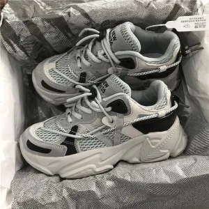 Plus Size Women's Sneakers 41 42 43 Women Big Shoes Trainers Stylish Unisex Chunky Sneaker Women Men's Fashion Casual Shoes