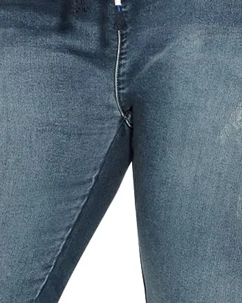 Shay Side Stripe Jogger | Medium Wash