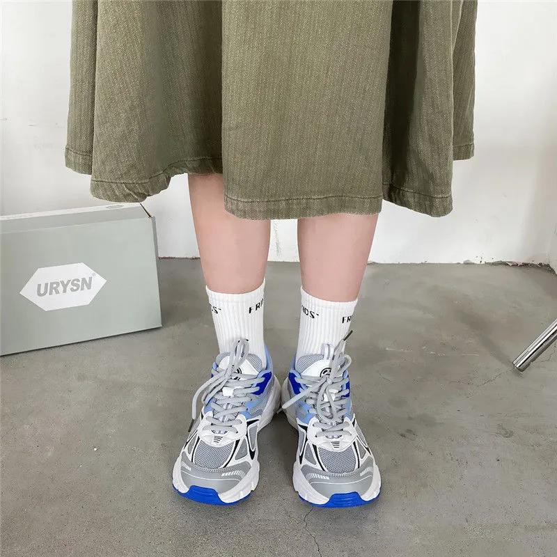 Sneakers Women  Fashion Platform Vulcanized Shoes 42 Autumn Breathable Women's Chunky Sneakers Size 41 Zapatillas Mujer