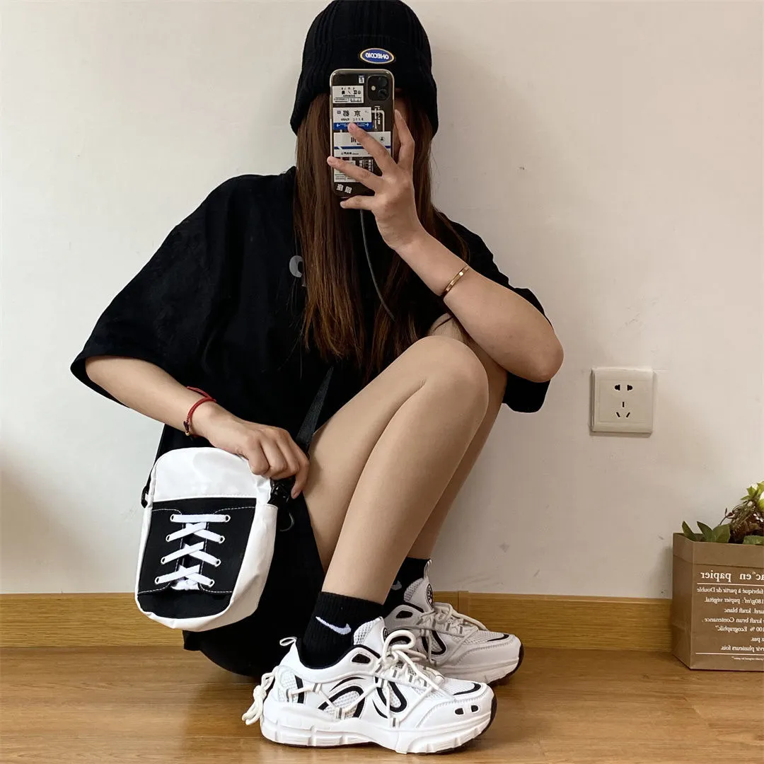 Sneakers Women  Fashion Platform Vulcanized Shoes 42 Autumn Breathable Women's Chunky Sneakers Size 41 Zapatillas Mujer