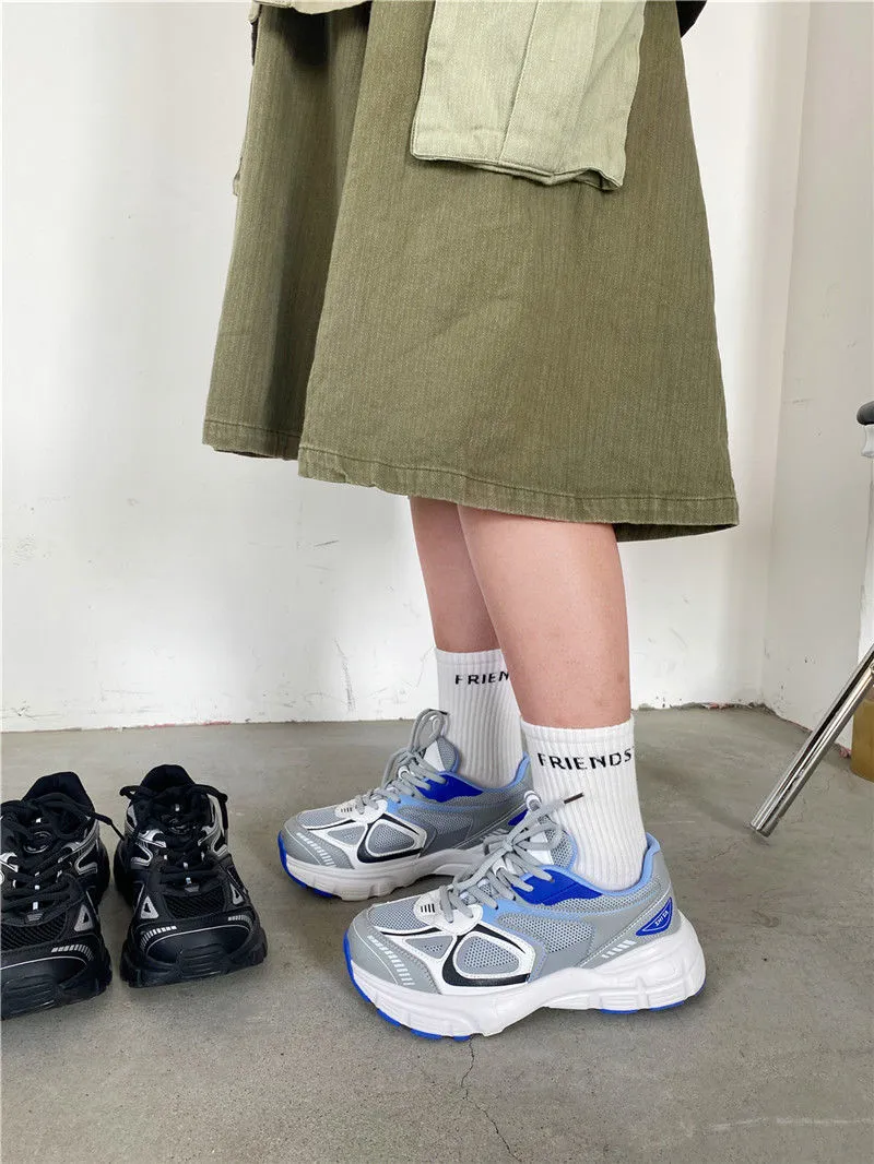 Sneakers Women  Fashion Platform Vulcanized Shoes 42 Autumn Breathable Women's Chunky Sneakers Size 41 Zapatillas Mujer