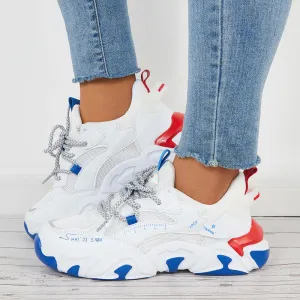 Sohiwoo  sneaker Casuan Platform Sneakers Casual Jogging Walking Shoes