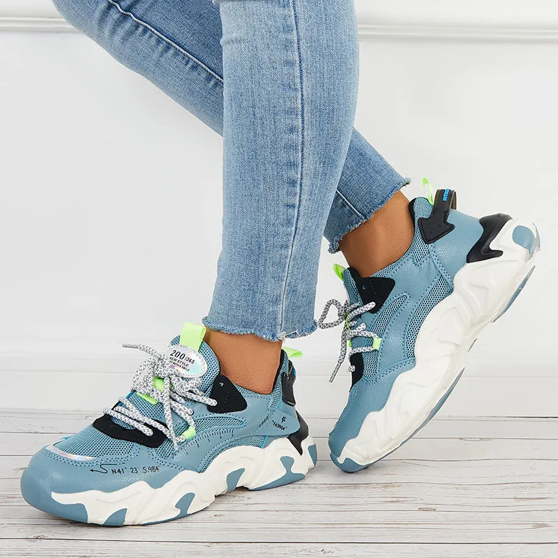 Sohiwoo  sneaker Casuan Platform Sneakers Casual Jogging Walking Shoes