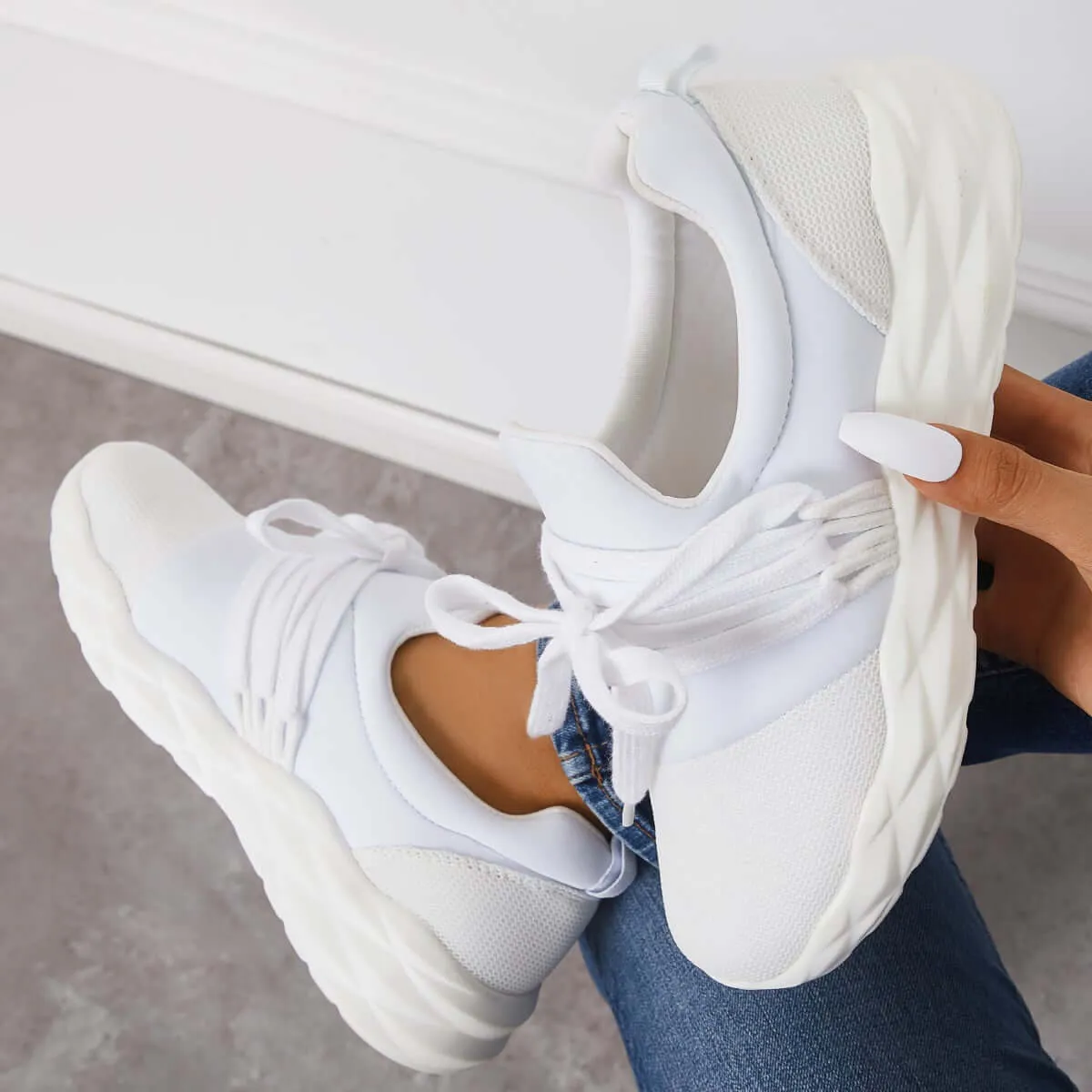 Sohiwoo  Women Casual Running Shoes Best Arch Support Sneakers Sport Walking Shoes
