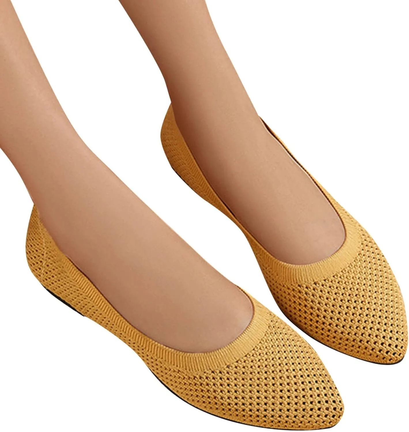 Womens Flat Slip On Shoes Women Breathable Lace Up Shoes Flat Casual Shoes Unisex Lightweight Work Shoes Sporty Breathable Slip Work Trainers Office Shoes for Women